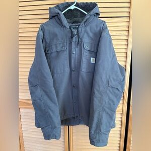 Carhartt Men's Black Hooded Jacket